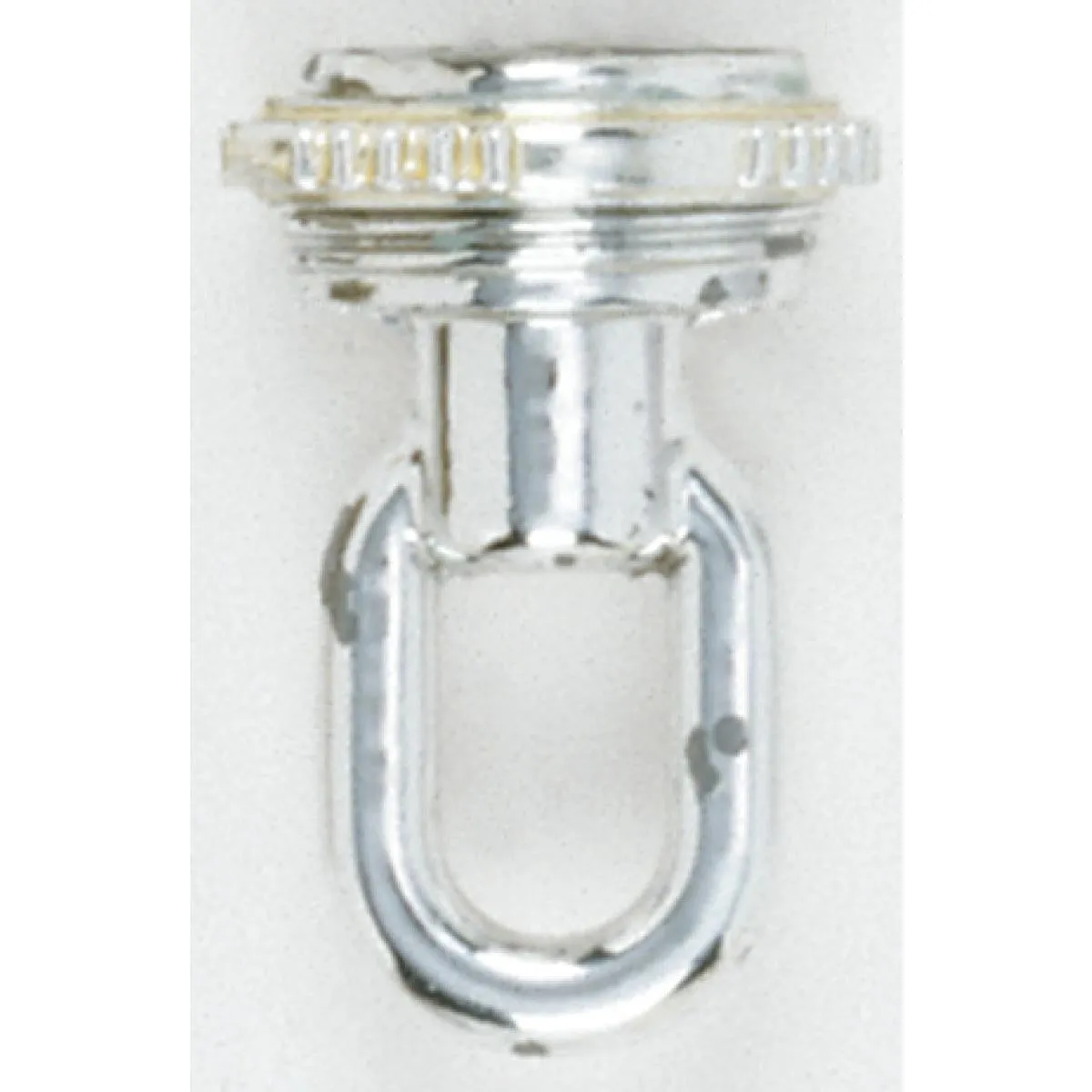 1/4 IP Matching Screw Collar Loop With Ring, 25lbs Max, Chrome Finish 1/4 Ip Matching Screw Collar Loop With Ring by Satco