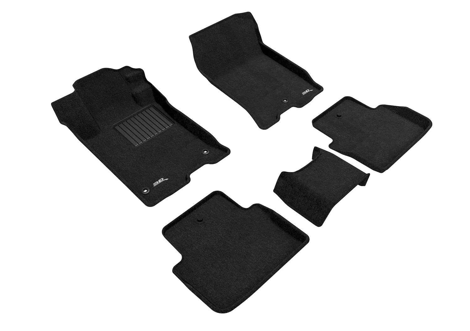 3D MAXpider Floor Mats Acura TLX FWD (15-20) All-Weather Elegant Series - Complete Set