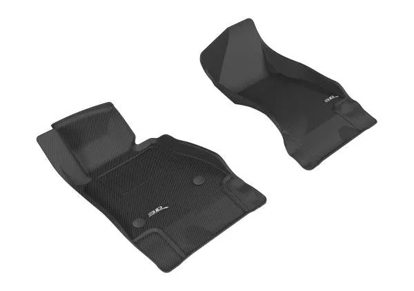 3D MAXpider Floor Mats Chevy Camaro (2016-2024) All-Weather Kagu Series - Front or Second Row