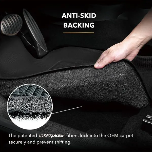3D MAXpider Floor Mats Chevy Camaro (2016-2024) All-Weather Kagu Series - Front or Second Row