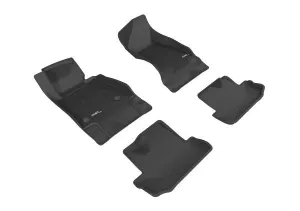 3D MAXpider Floor Mats Chevy Camaro (2016-2024) All-Weather Kagu Series - Front or Second Row
