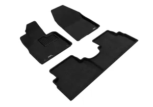 3D MAXpider Floor Mats Hyundai Santa Fe (19-20) All-Weather Elegant Series - Complete Set