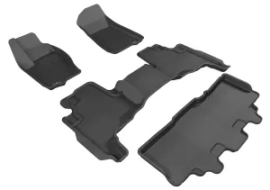 3D MAXpider Floor Mats Jeep Commander XK (06-10) All-Weather Kagu Series - Front or Second Row
