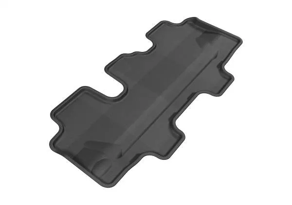 3D MAXpider Floor Mats Kia Sorento 7 Seater (11-13) All-Weather Kagu Series Black - Front / Second / Third Row