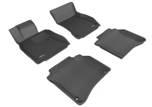3D MAXpider Floor Mats Mercedes S-Class W222 (14-20) All-Weather Kagu Series - Front or  Second Row