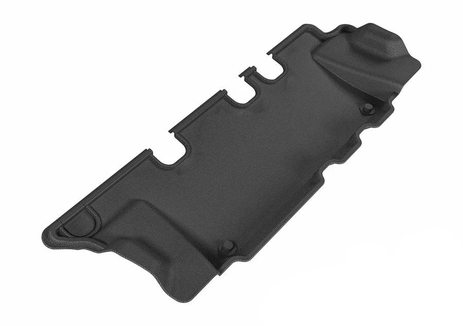 3D MAXpider Floor Mats Nissan Armada (19-24) All-Weather Kagu Series Black - Front / Second / Third Row