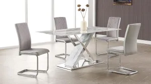 5 Piece Dining Room Set (D1274DT D4957DC-GR)