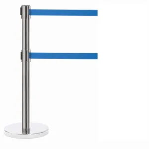 AARCO Products HC-27BL Crowd Control Stanchion