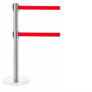 AARCO Products HS-27RD Crowd Control Stanchion