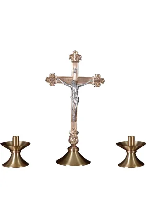 Altar Crucifix and Candlestick Set- DO1965SET