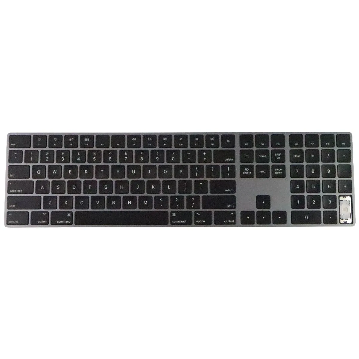 Apple Magic Keyboard with Numeric Keypad (Wireless, Rechargable) English - Gray
