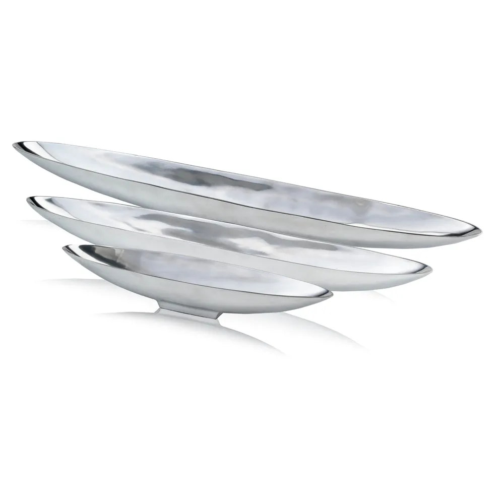 Barco Long Boat Tray, Silver (8453)