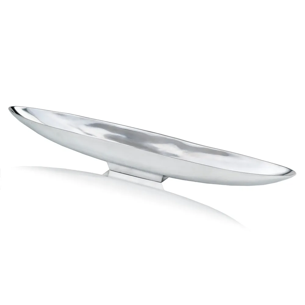 Barco Long Boat Tray, Silver (8453)