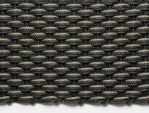 Charcoal   Mushroom Triple Weave Doormat