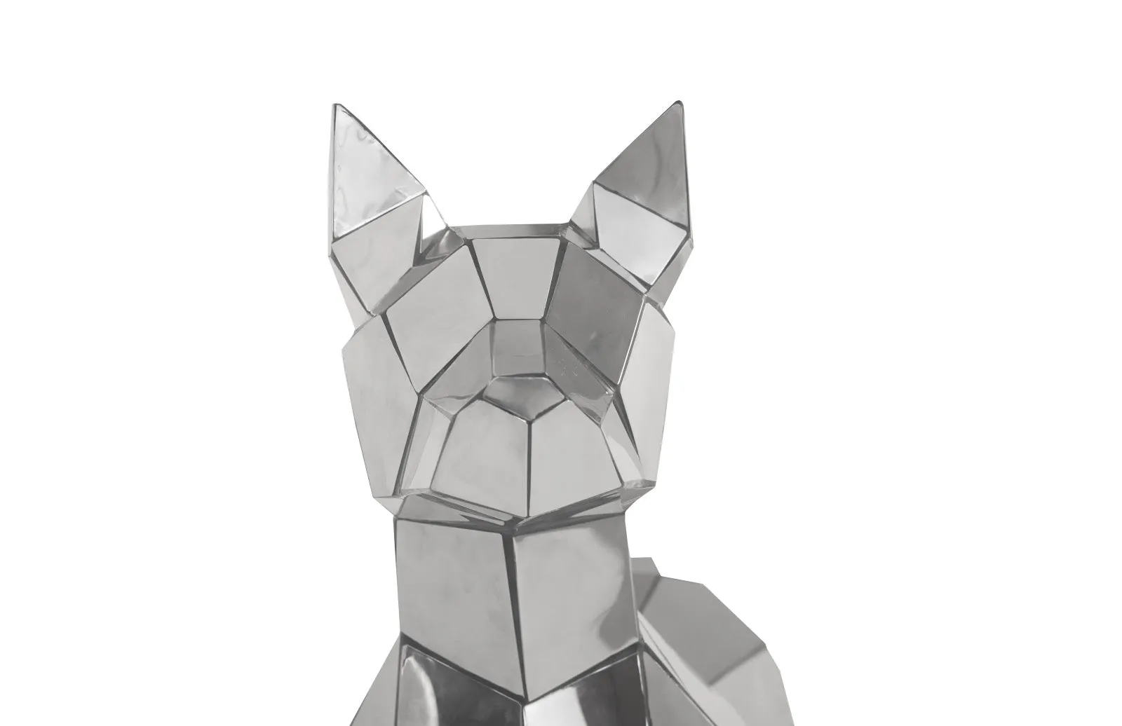 Crazy Cut Dog Stainless Steel, Silver