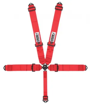 Crow 5-Way 3" Kam Lock Harness w/ Black Hardware - Purple