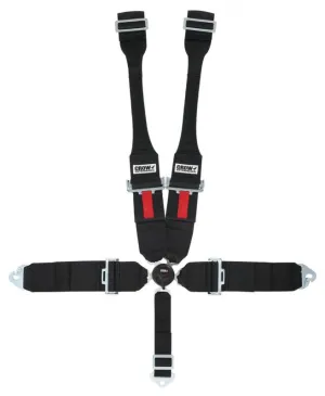 Crow 5-Way 3" Kam Lock w/ Dog Bone Harness - Blue