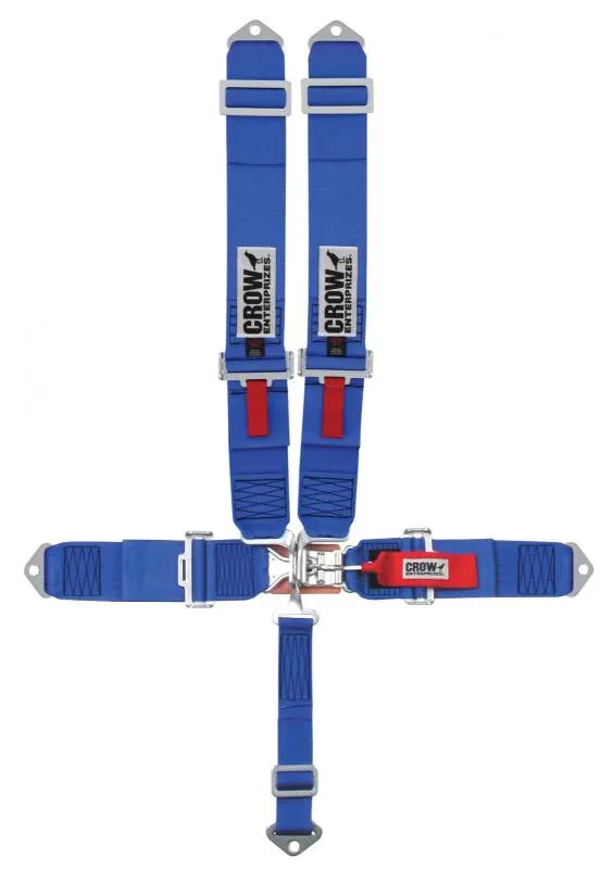 Crow 5-Way Standard 3" Latch & Link Harness - Blue