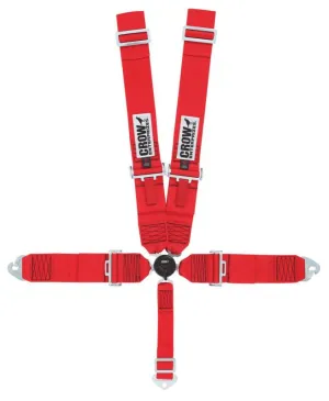 Crow 6-Way 3" Kam Lock Harness - Red
