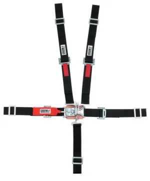 Crow QA 5-Way Quarter Midget 2" Latch & Link Harness - SFI 16.2 - Red