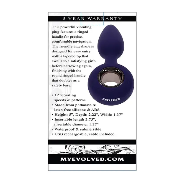 Evolved My Precious Vibrating Plug