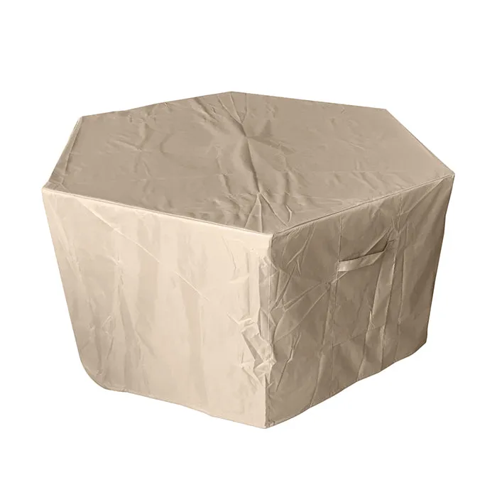 Hiland Hexagon Heavy Duty Waterproof Propane Fire Pit Cover