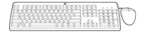 Hp Usb Bfr-Pvc Uk Keyboard/Mous