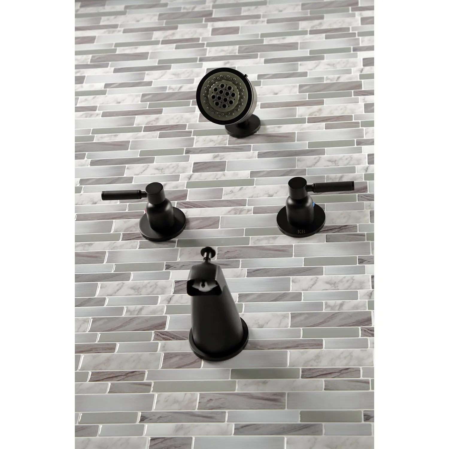 Kaiser Two Handle Tub And Shower Faucet