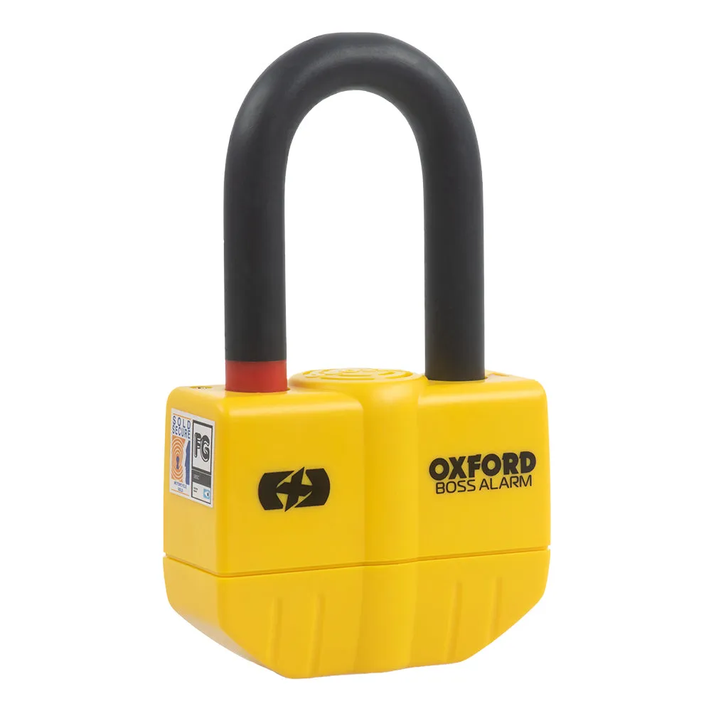 Oxford Boss Alarm 14mm Motorcycle Chain Lock 12mm x 1.2m