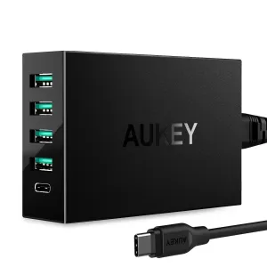 PA-Y5 Qualcomm Quick Charge 3.0 USB C Charging Station