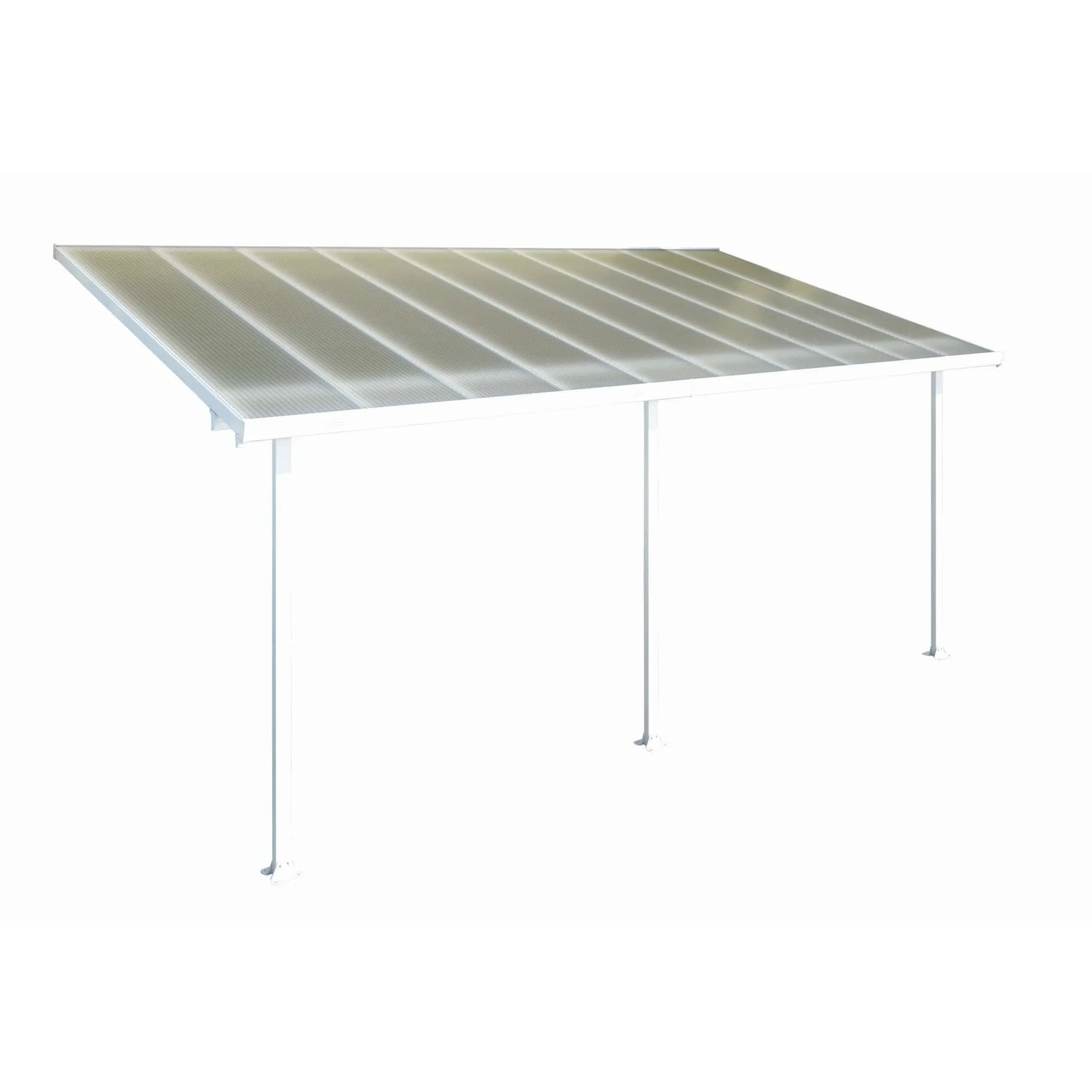 Palram - Canopia | 10 ft Wide Feria Patio Cover - White White
