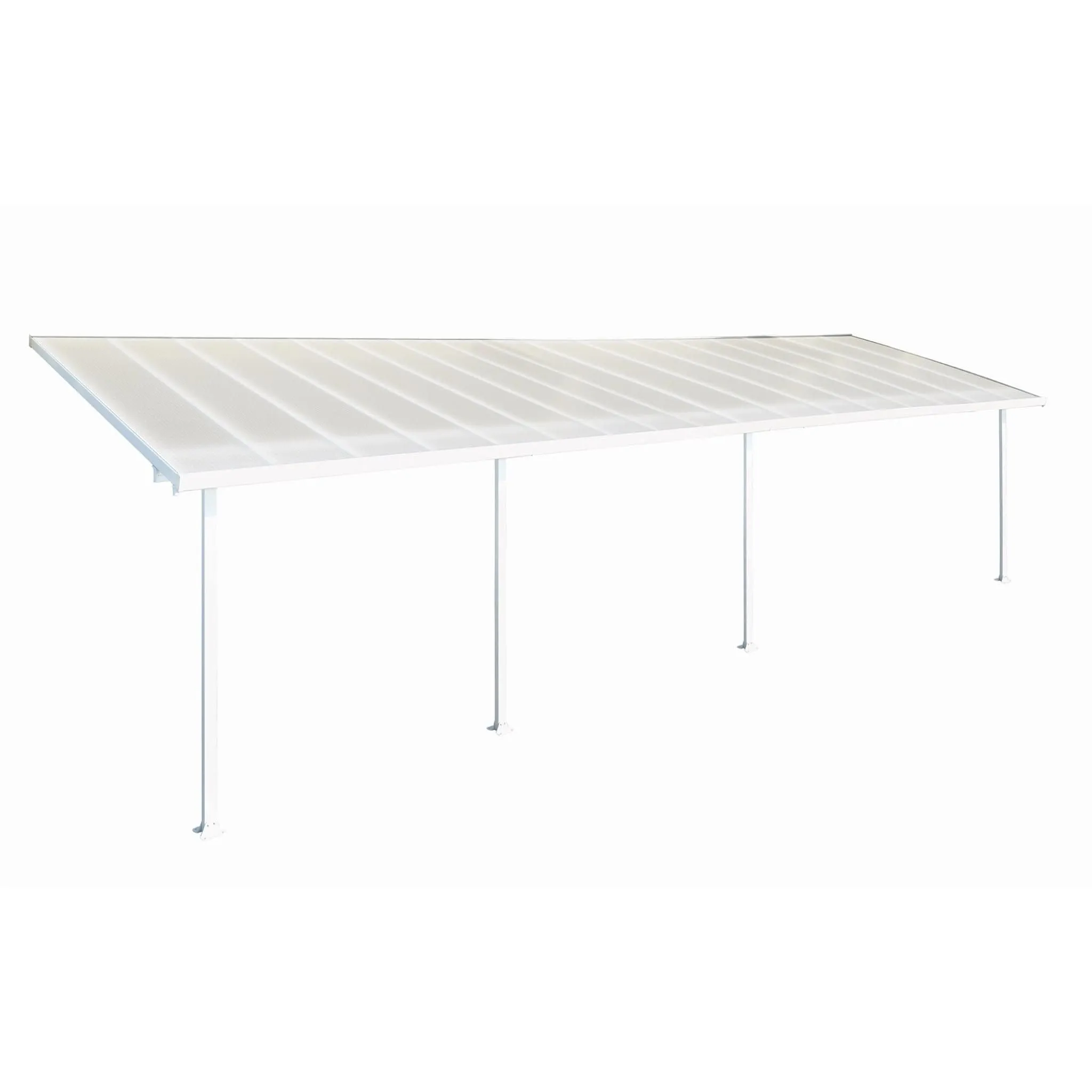 Palram - Canopia | 10 ft Wide Feria Patio Cover - White White