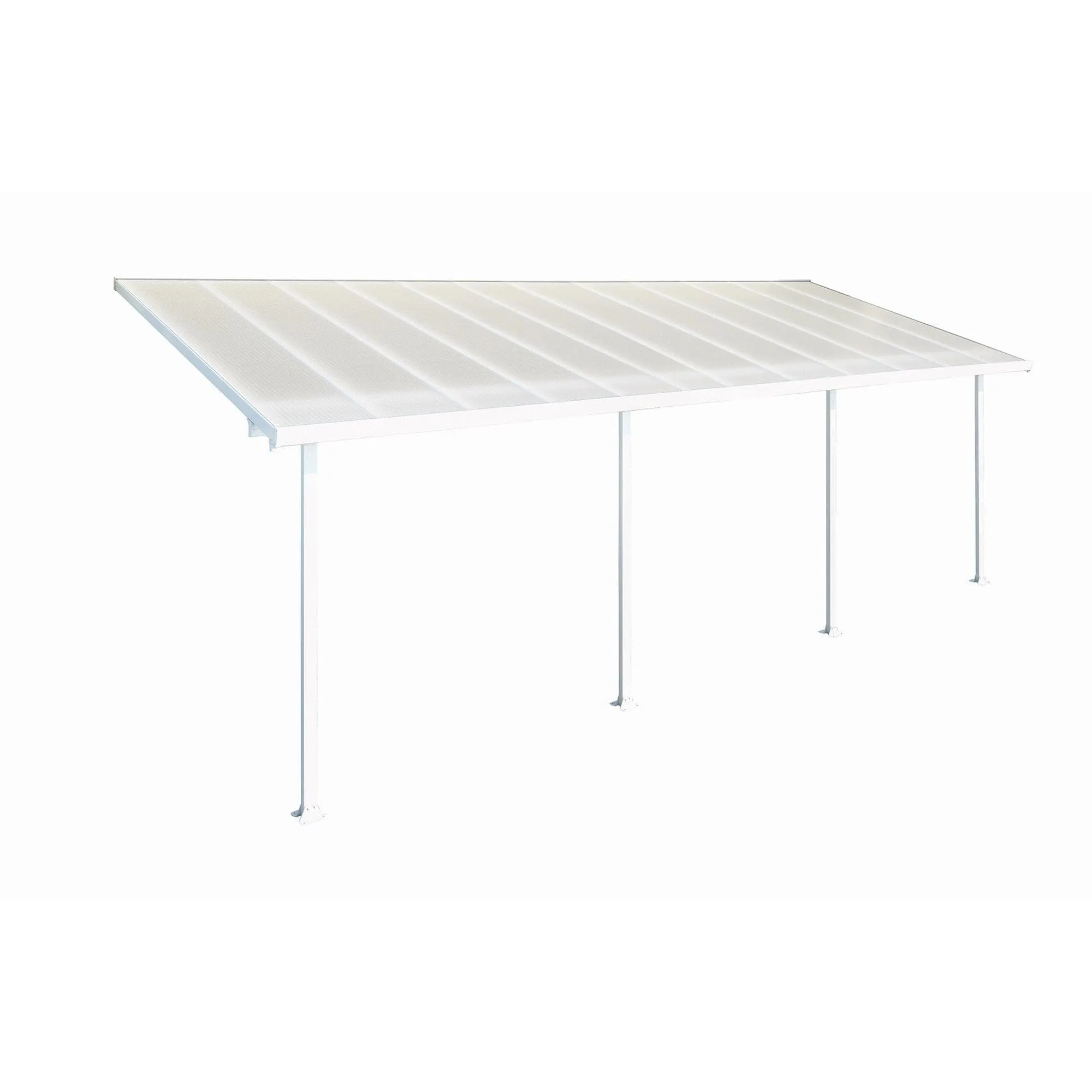 Palram - Canopia | 10 ft Wide Feria Patio Cover - White White