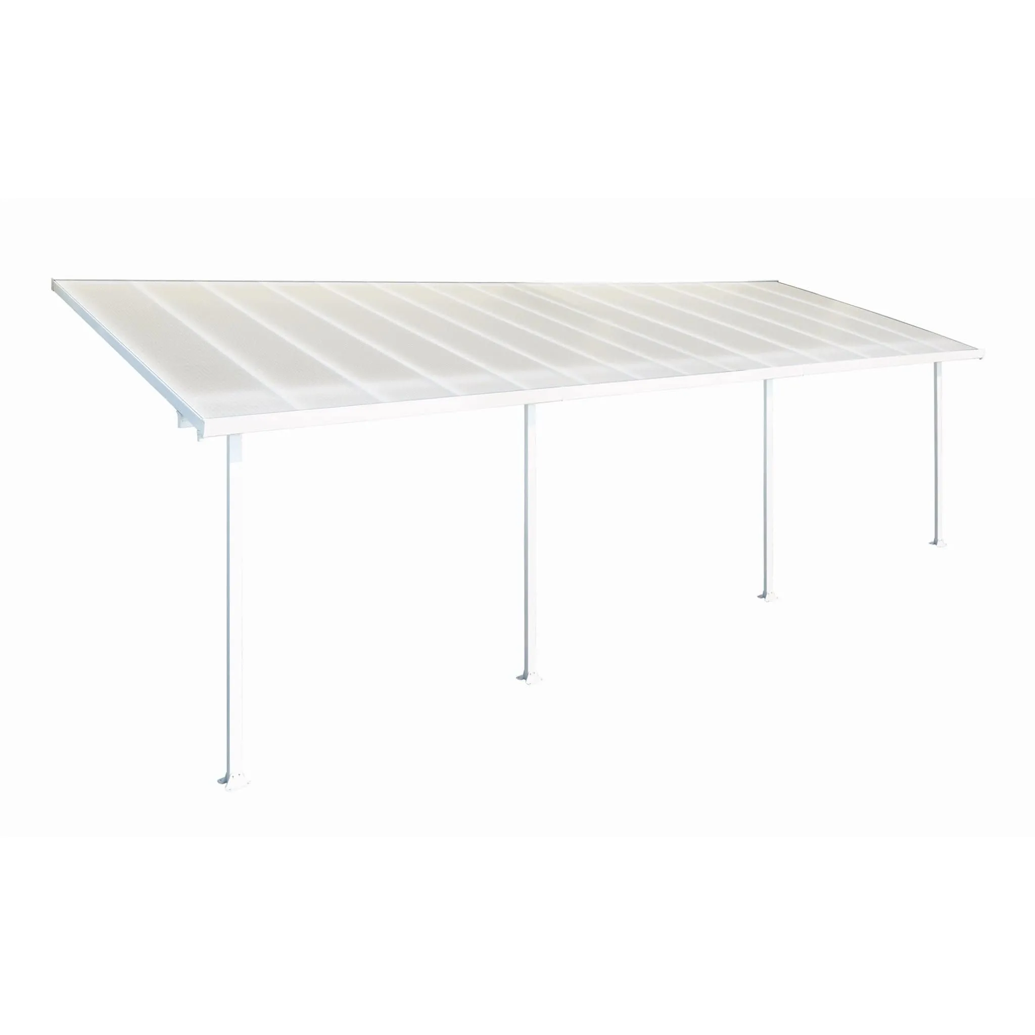 Palram - Canopia | 10 ft Wide Feria Patio Cover - White White