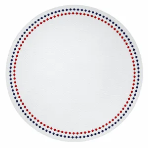Pearls Red/Blue Mat - Set of 4