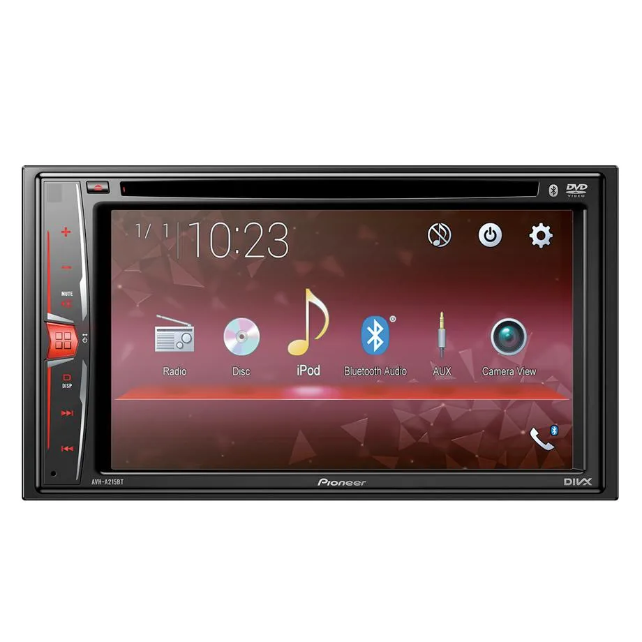 Pioneer 6.2" AVH-A215BT Double Din DVD/Mp3 Media Receiver