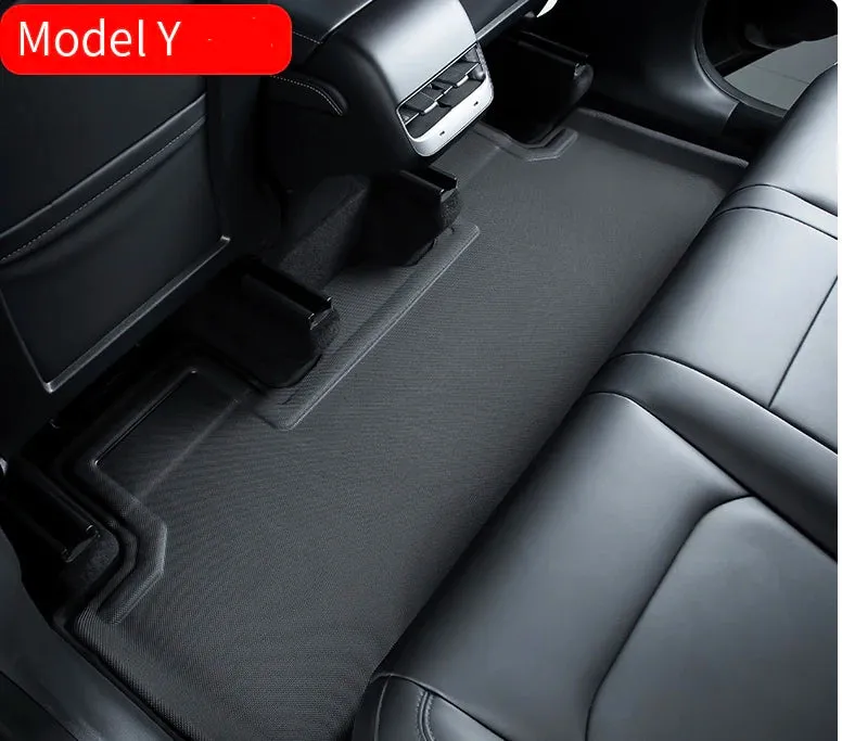 Premium All Weather Anti-Slip Waterproof Floor Liners Car Interior Accessories 3Pieces/Set Tesla Floor Mats for Tesla Model 3