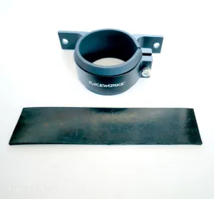 Raceworks 60mm Billet bracket suits BMW M57 E53 Inline Fuel Filter - ALY-001BK