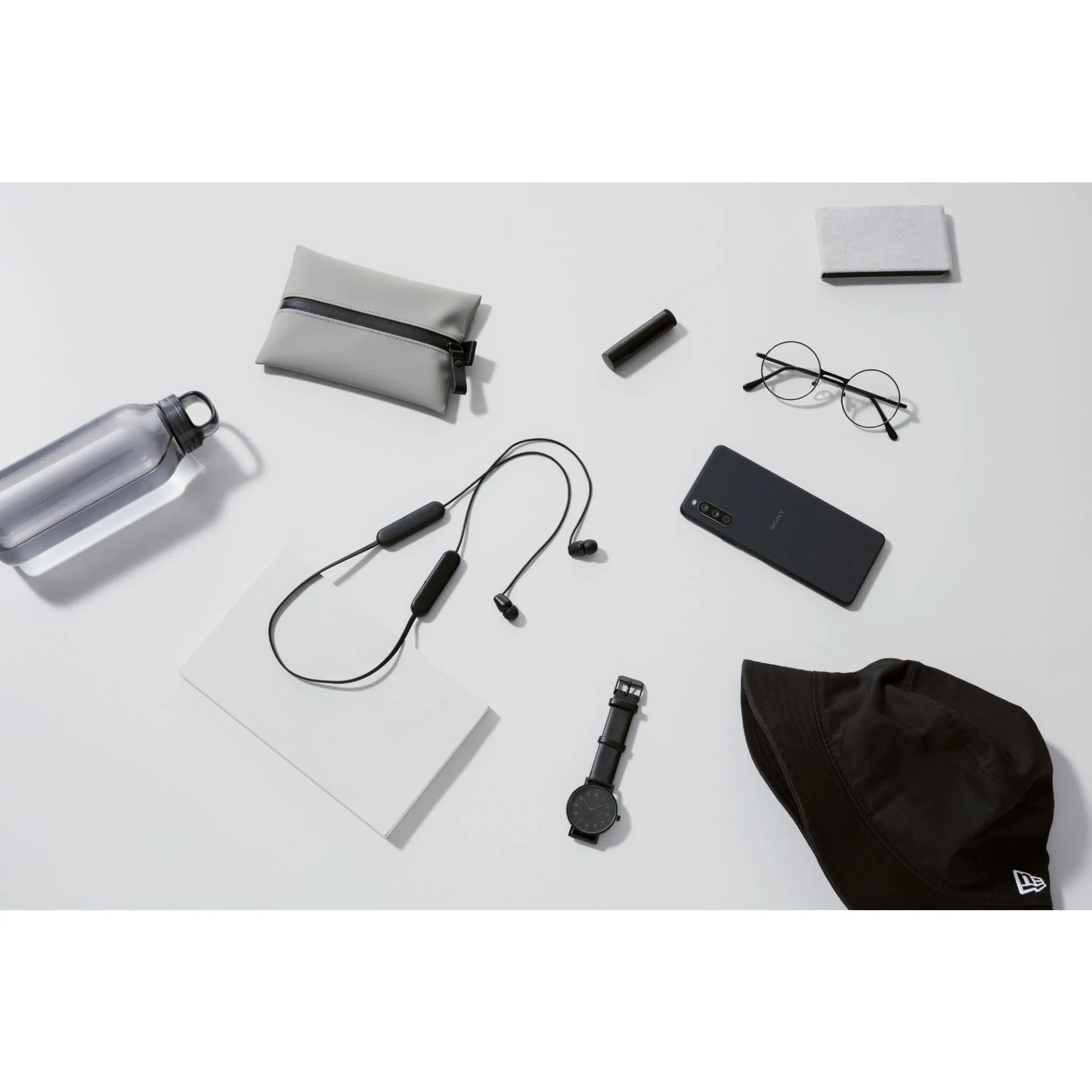 Sony WI-C100B Wireless In-Ear Headphones (Black)