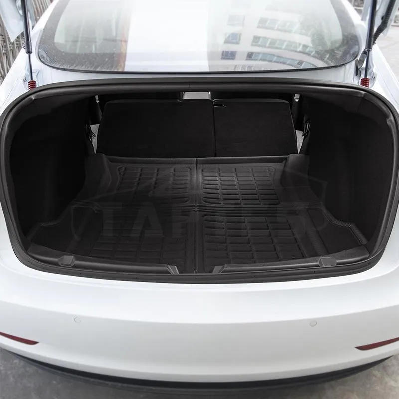 TAPTES® All Weather Floor Mats for Right-Hand Drive Model 3, 2018-2024 Floor Mats for Tesla Model 3
