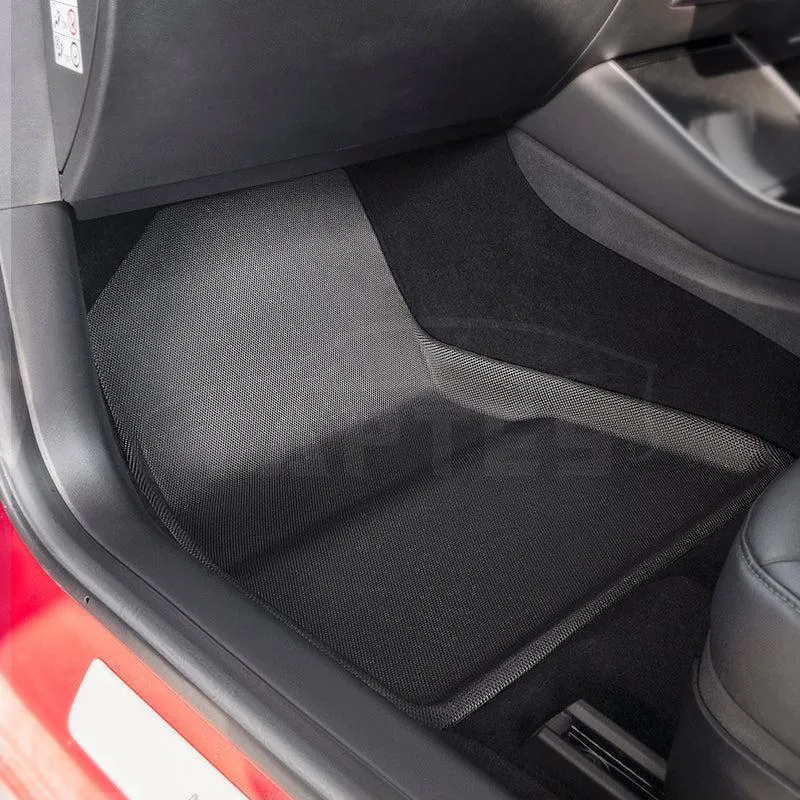 TAPTES® All Weather Floor Mats for Right-Hand Drive Model 3, 2018-2024 Floor Mats for Tesla Model 3