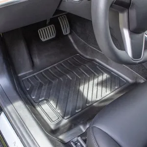 TAPTES® All Weather Interior Floor Mats for Tesla Model 3, Floor Liners for Tesla Model 3 Highland 2024