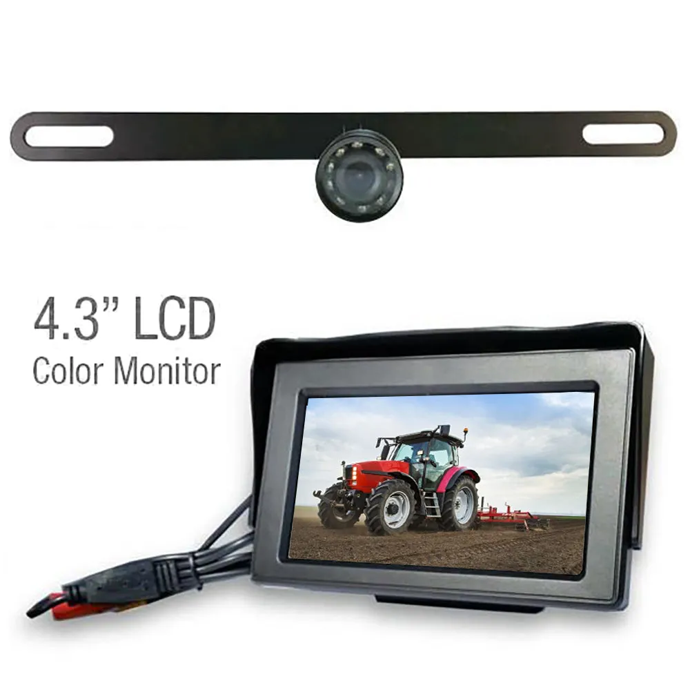 Top Dawg Wired License Plate Backup Cam