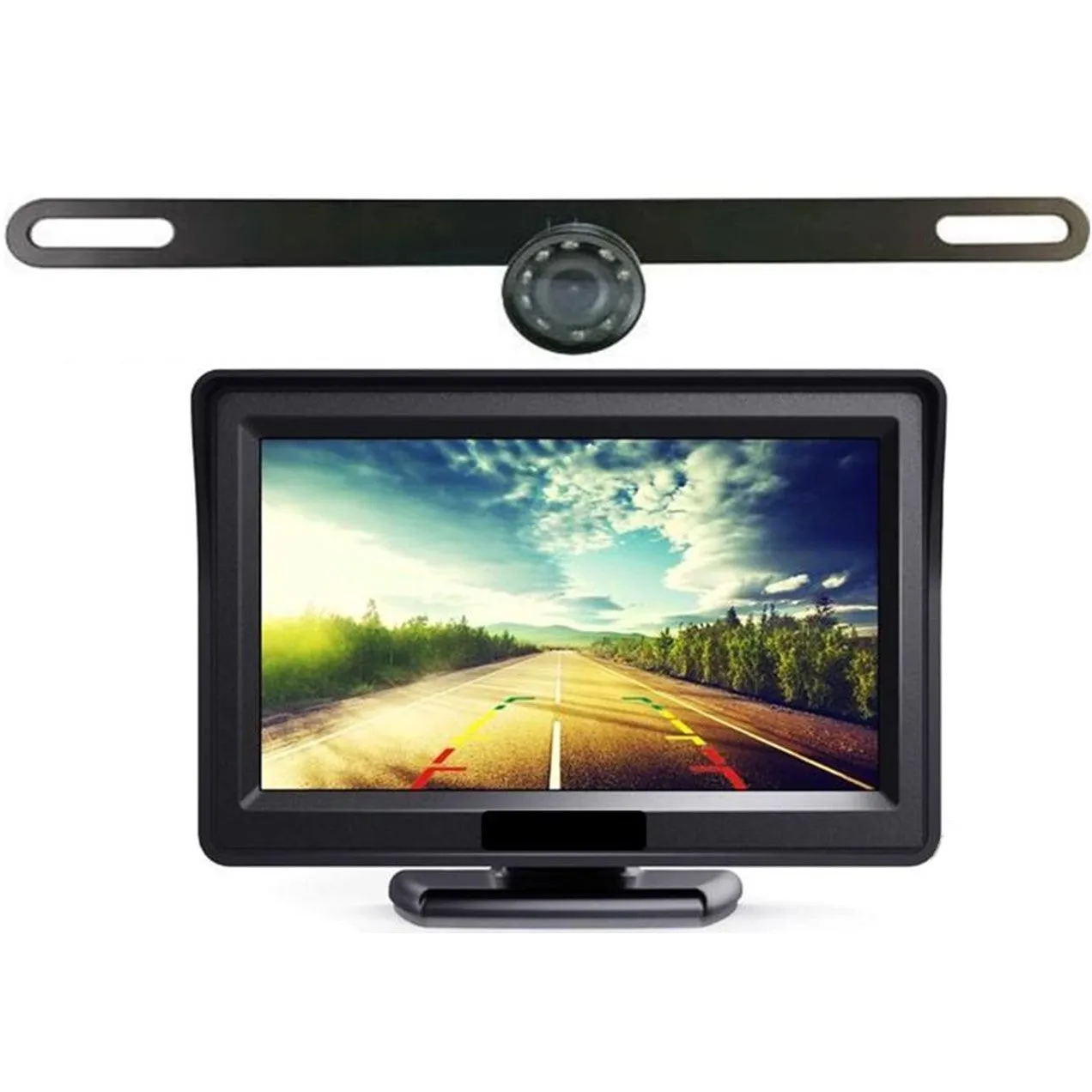 Top Dawg Wired License Plate Backup Cam