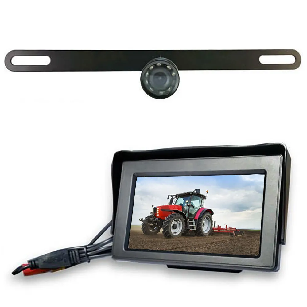 Top Dawg Wired License Plate Backup Cam