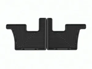 WeatherTech 13-19 Hyundai Santa Fe / 2019 Santa Fe XL Rear All-Weather Floor Mats - Black