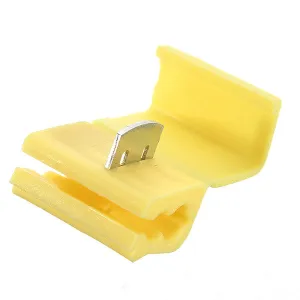 Yellow Scotch Lock Wire Connectors Quick Splice Terminals - Pack of 100