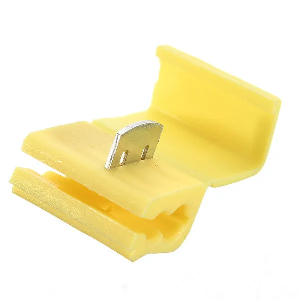 Yellow Scotch Lock Wire Connectors Quick Splice Terminals - Pack of 100